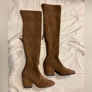 Women's Brown Over-the-Knee Boots